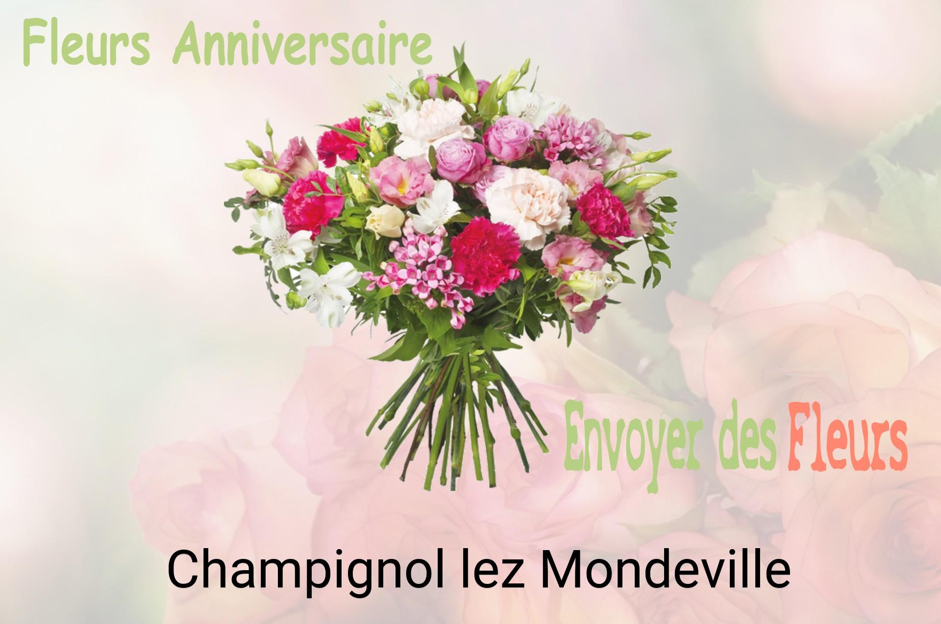 Bouquet de fleurs d’anniversaire livré à Champignol-lez-Mondeville