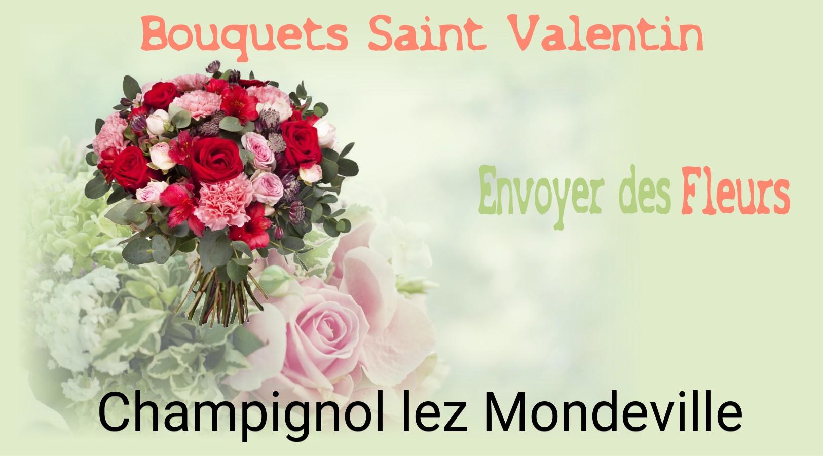 Roses de Saint-Valentin livrées à Champignol-lez-Mondeville